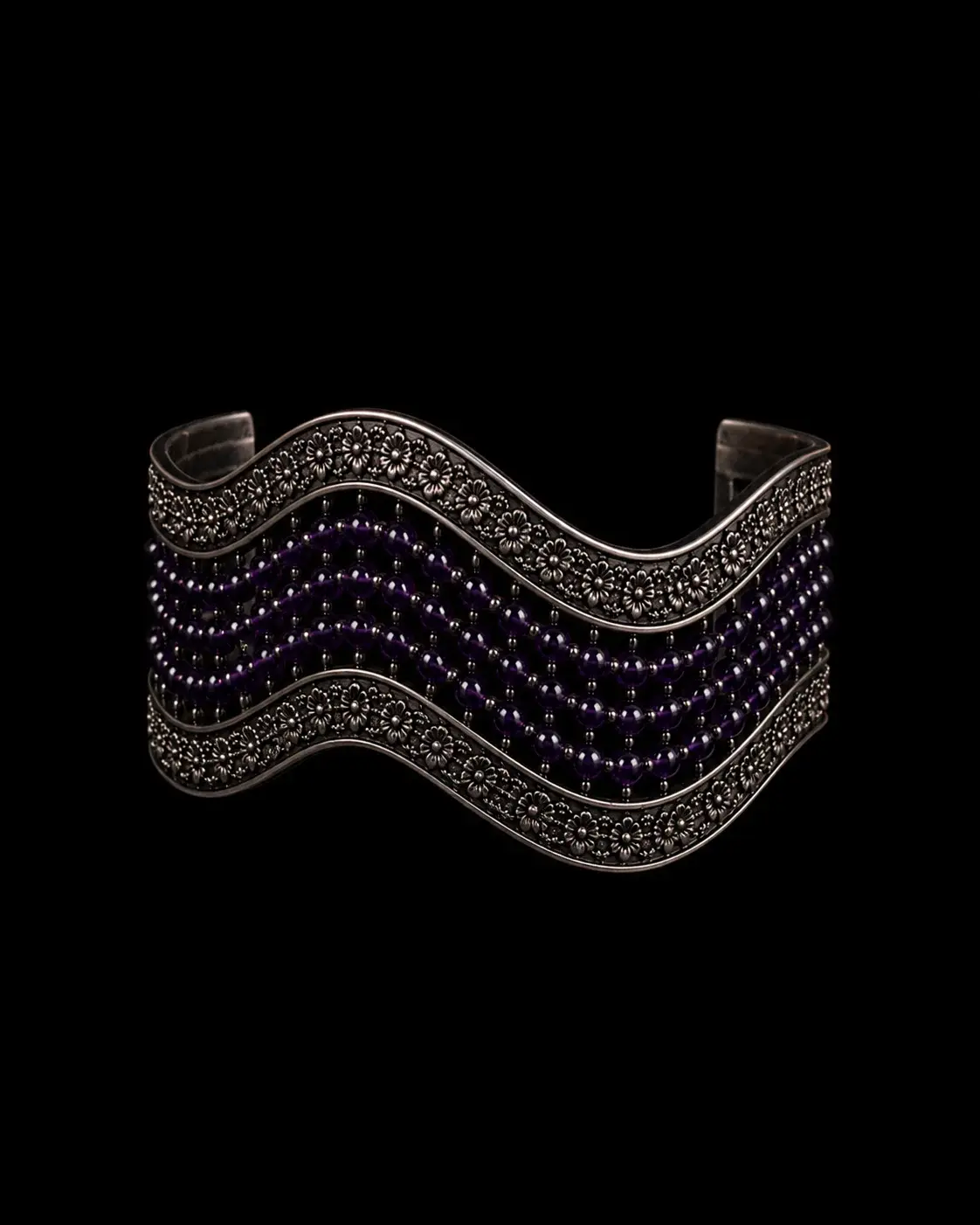 The Amethyst Collection Cuff